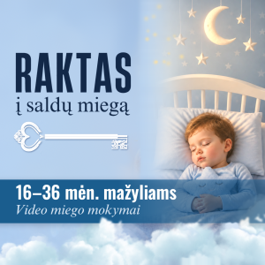 RAKTAS į saldų miegą (16–36 mėn.). Video miego mokymai